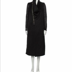 Rick owens black coat